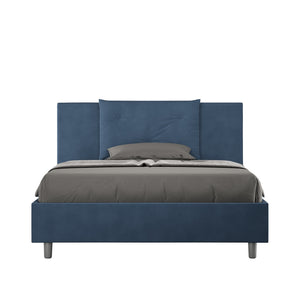 Letto Matrimoniale Extra Large 190x210 cm con Rete Appia Blu