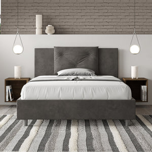 Letto Matrimoniale 160x190 cm Senza Rete Appia Grigio