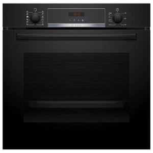 Bosch serie 4 hra574bb0 forno da incasso multifunzione con vapore 71 litri classe a pulizia pirolitica 10 programmi 8 funzioni cottura display led rosso 60 cm nero