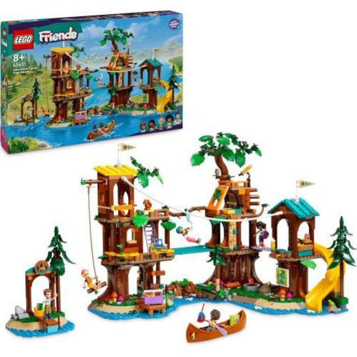 Lego friends 42605 la base spaziale su marte e razzo, giochi per bambini di 8+ anni con 4 mini bamboline, rover e accessori