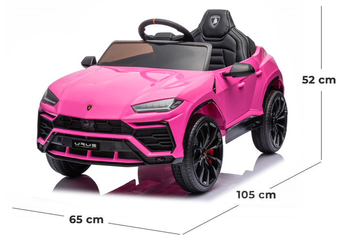 Macchina Elettrica per Bambini 12V con Licenza Lamborghini Urus Rosa