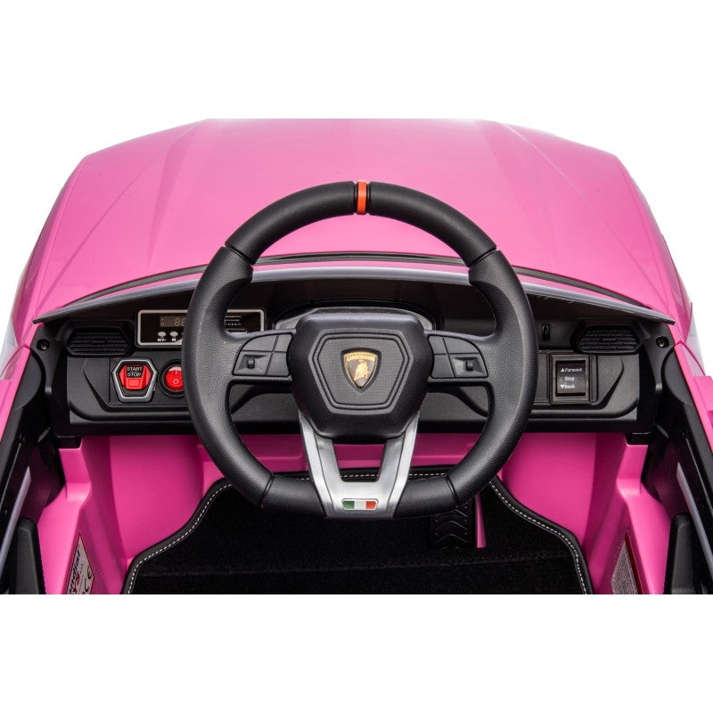 Macchina Elettrica per Bambini 12V con Licenza Lamborghini Urus Rosa