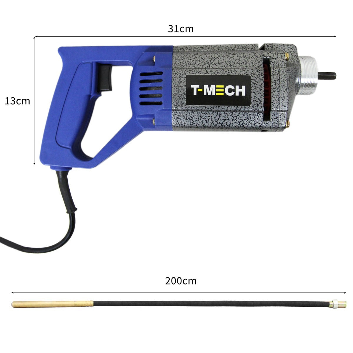 Coclea da Terra 3HP con 3 Trapani di Diverso Diametro & Kit di Sicurezza