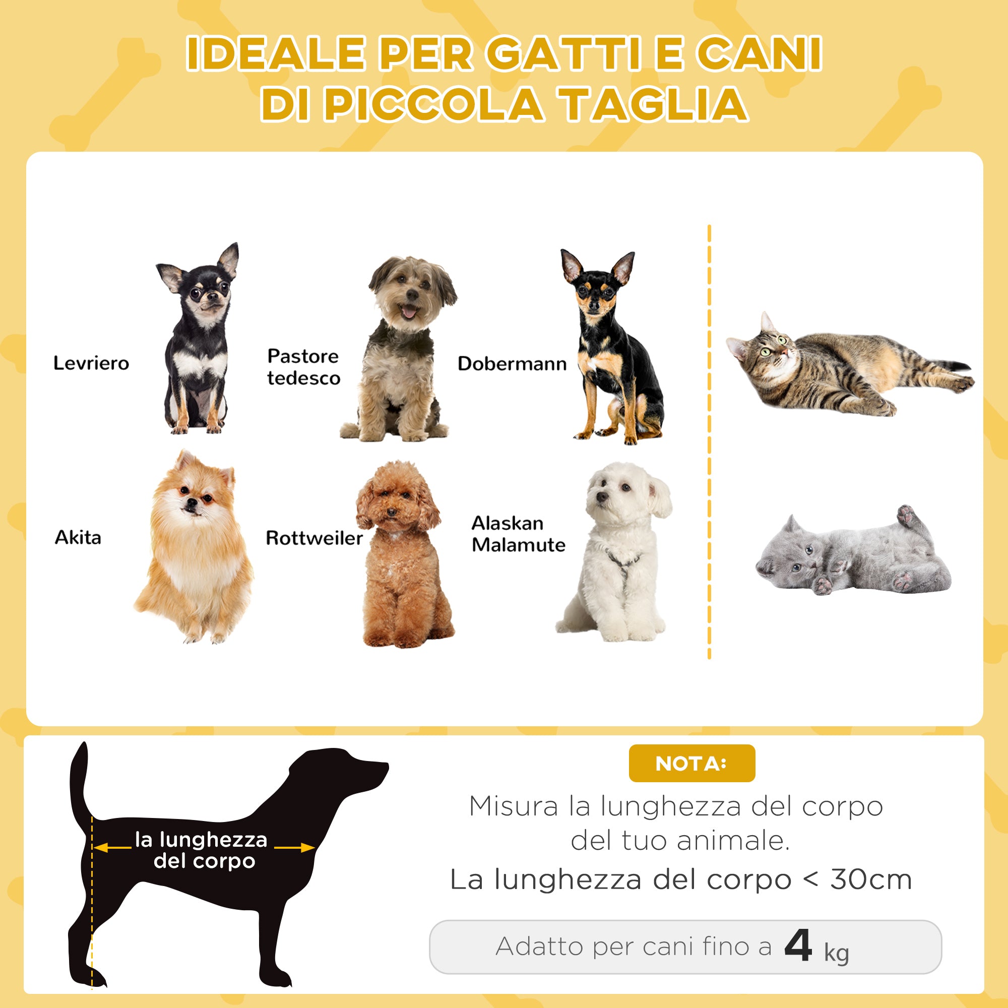 Cuccia per Cani e Gatti Ø48x24,5 cm con Cuscino in Truciolato Beige