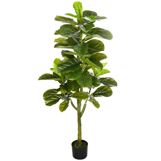 Pianta Artificiale Fico H150 cm con Vaso Verde