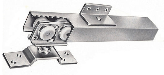 guida in alluminio per porte scorrevoli 121/150 cm in kit 254