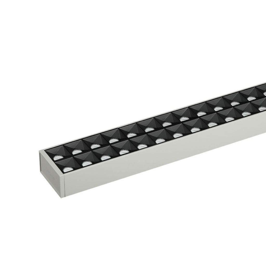 Led Linear Light Samsung Chip - 60W Hanging Non Linkable Silver Body 4000K