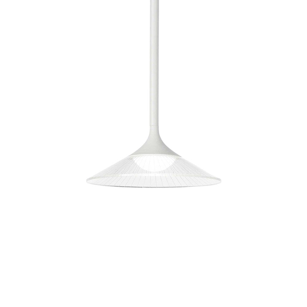 Sospensione Moderna Tristan Alluminio Bianco Led 5W 3000K Luce Calda