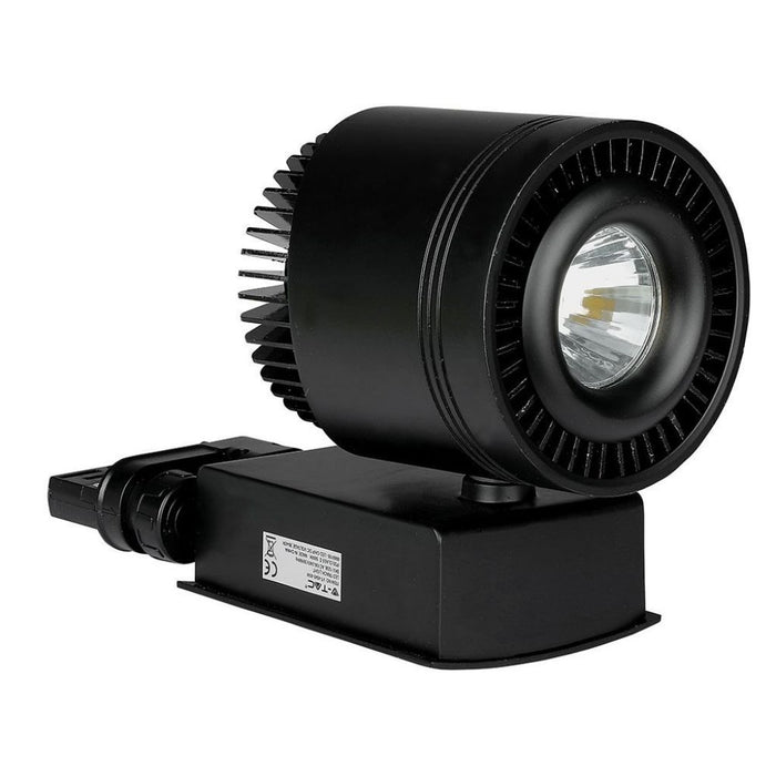 45W Led Cob Cri-95 Track Light Black Body 5000K