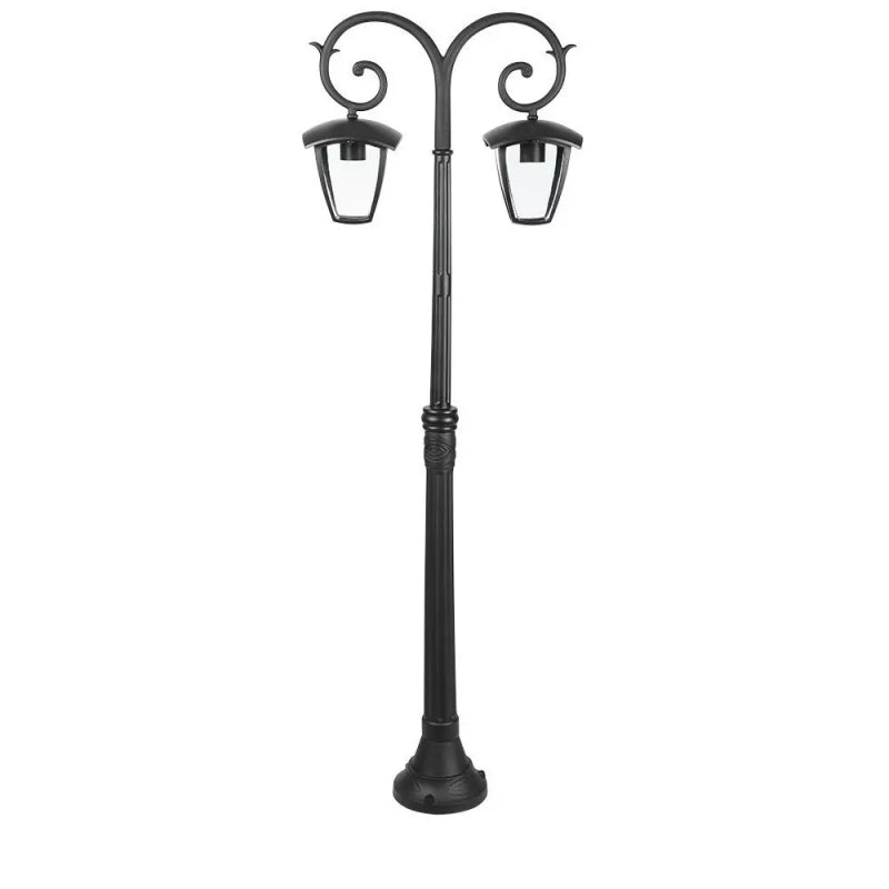 Pole Lamp 2Xe27 1410Mm Ip44 Black