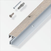 raccordo balcone x parquet rovere/grigio cm.100 25911