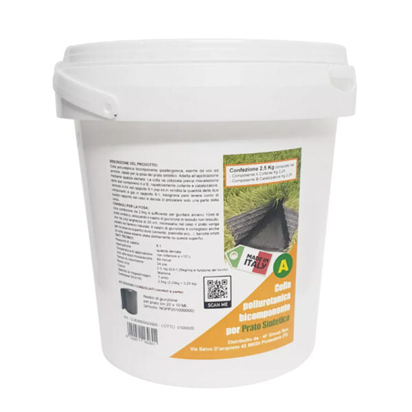 COLLA EXPRESS BICOMPONENTE PER PRATO SINTETICO FISSAGGIO GIARDINO 2,5 Kg 4F