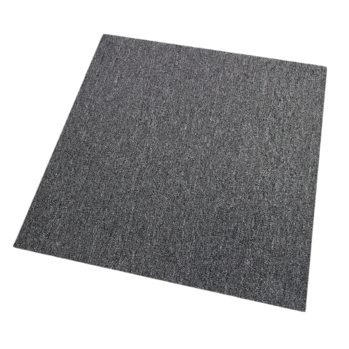 Moquette a Quadrotte 50x50 in 2 Pacchi da 20 Pezzi Copre 5mq Autoposanti - Grigio Antracite