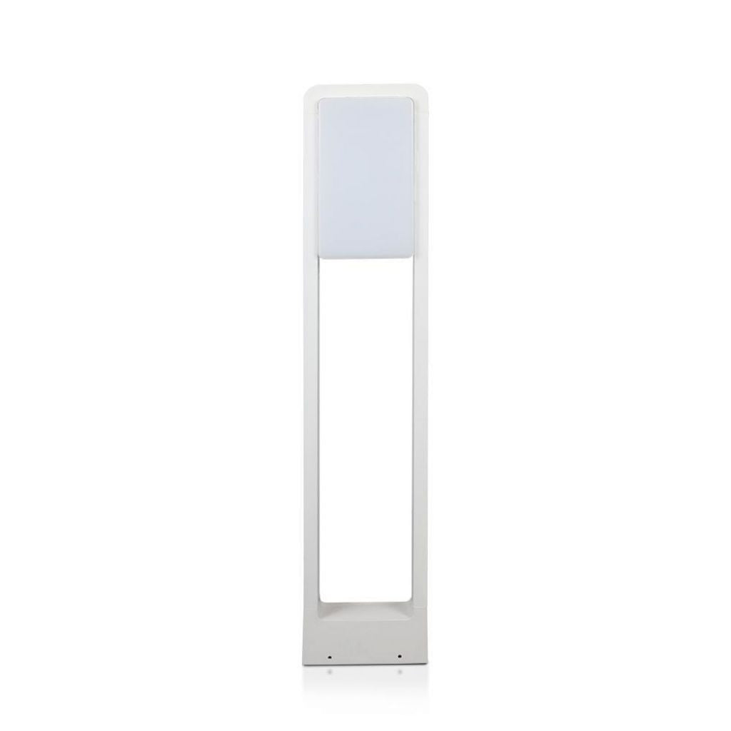 10W Led Bollard Lamp Samsung Chip White Body Ip65 3000K