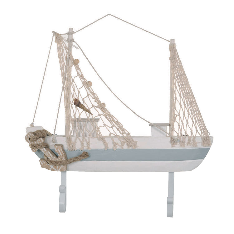 Set 2 Modellini Barca con Ganci da App 33H cm