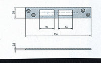 cisa art. 06232.01 contropiastra x57-313.318.353.358 26219