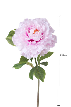 Set 6 Fiori Artificiali Peonia 65 cm