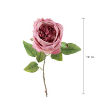 Set 8 Rose Artificiali Inglese H 51 cm