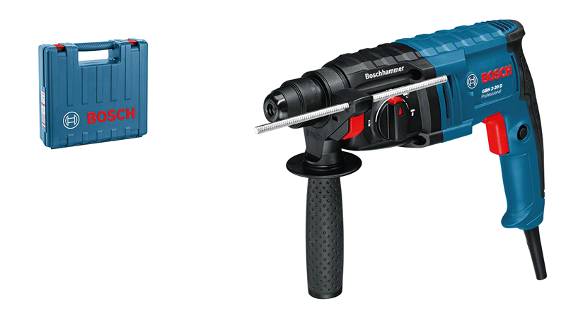 Bosch GBH 2-20 D Tassellatore Perforatore + Valigia + Sistema Aspirazione