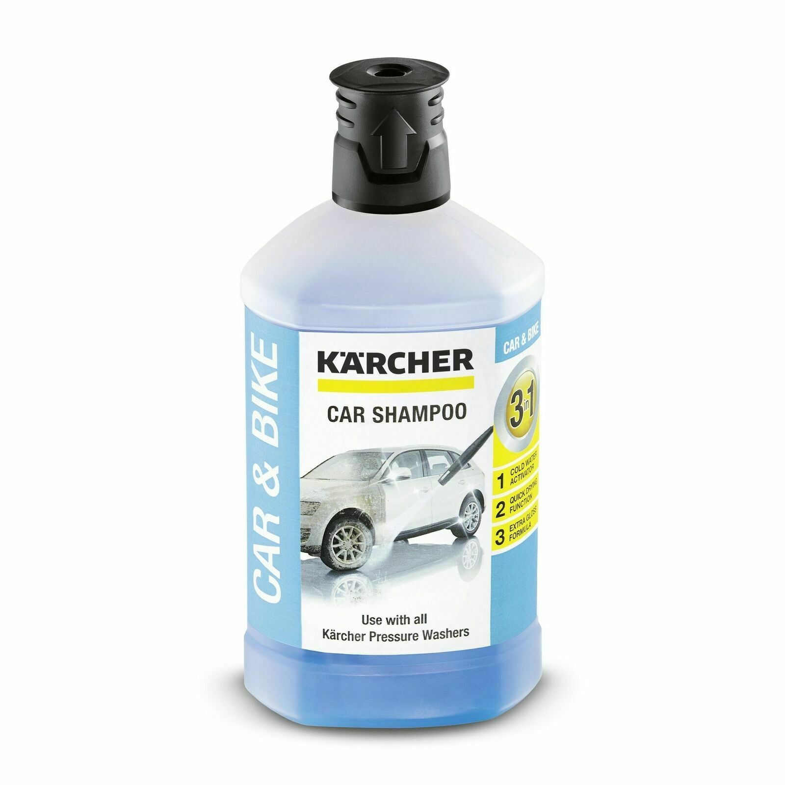 Karcher Detergente Idropulitriche Auto Moto Shampoo 3 in 1 Sapone 6.295-750.0