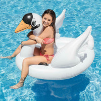 Cigno Gonfiabile Galleggiante Materassino Bambina Mare Piscina Intex 57557