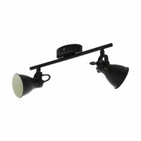 Faretti da Sooffitto Led GU10 Lampadario Lampada Nera Plafoniera Seras EGLO