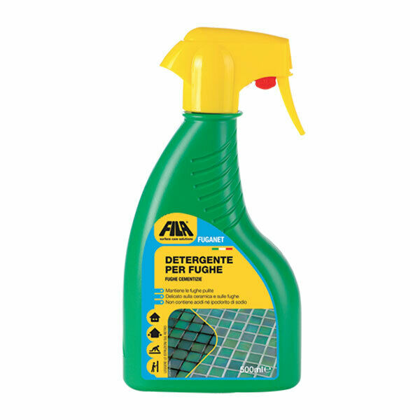 Detergente per Fughe Pulitore Fuga Pavimenti Piastrelle Gres Fila Fuganet 500 ml