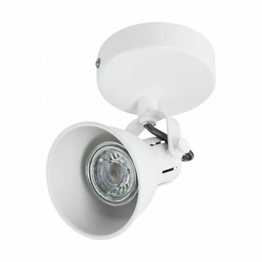 Faretto Led da Interno GU10 3W Bianco Luce Spot Lampada Parete Ø100 Seras EGLO