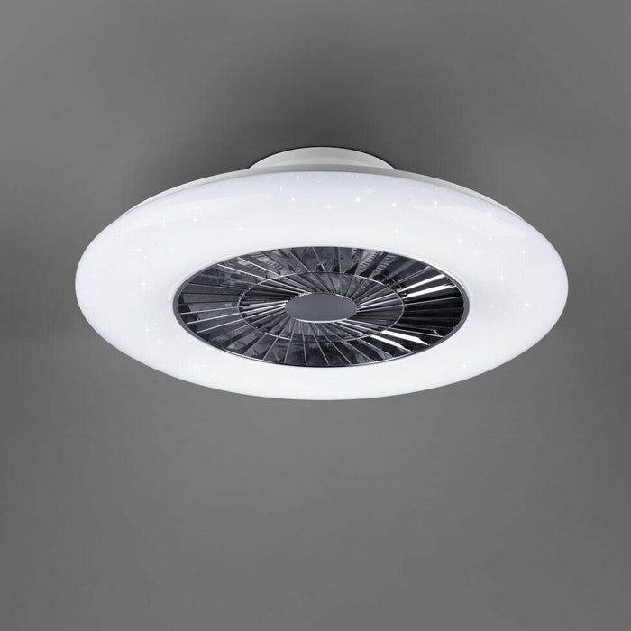 Lampada da Soffitto Led con Ventilatore e Telecomando Plafoniera Glitter Visby