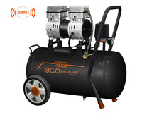 Compressore aria Silenziato Portatile 50 lt Vinco Eco Silent con ruote 8 Bar