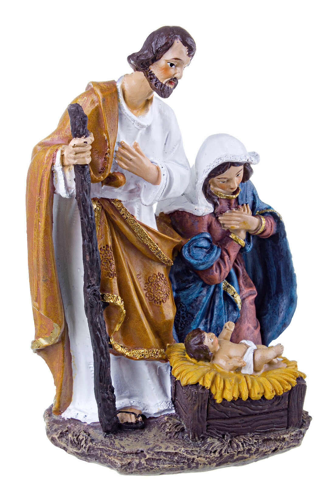 Presepe Natività Betlem San Giuseppe la Madonna e il bambinello Addobbi Natale