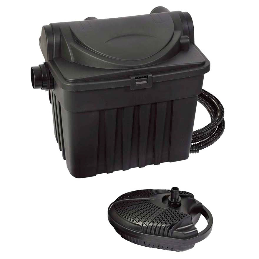 Kit Filtro Uvc 4000 Laghetto Piscine Depurazione Acqua Pompa e Lampada Verdemax