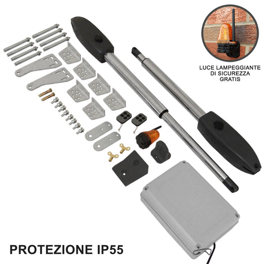 KIT Apri Cancello Battente 2 Ante Automatismo Apricancello Ante Fino 2.5m 300KG