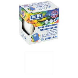 Nastro adesivo telato 200 tpa eurocel bianco mm 38 ml 2,7 (4 pezzi) Eurocel 