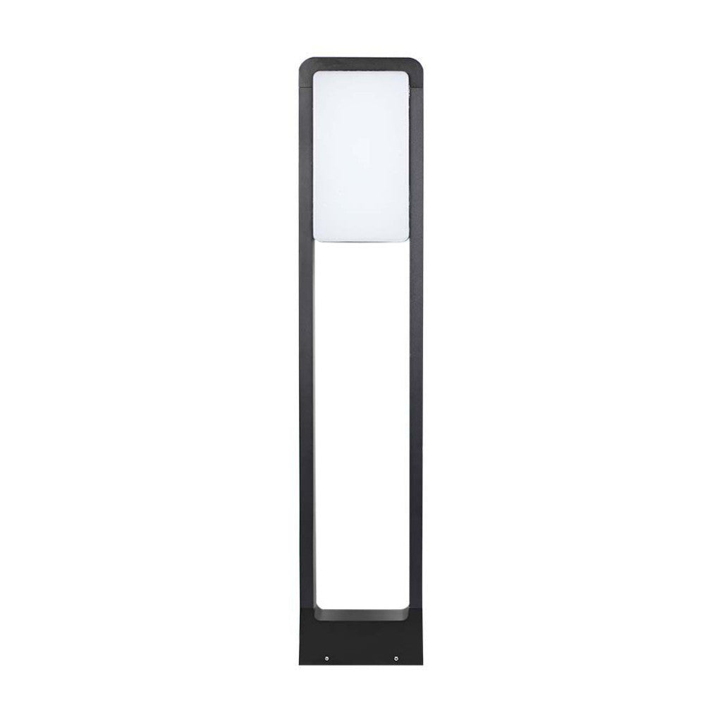 10W Led Bollard Lamp With Samsung Chip 4000K Ip65 Black Body