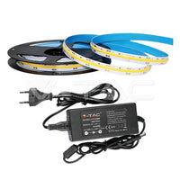 Set di strisce LED 280 COB IP20-3000K 10W DC24V 800LM / M / 2652 + 3264 /