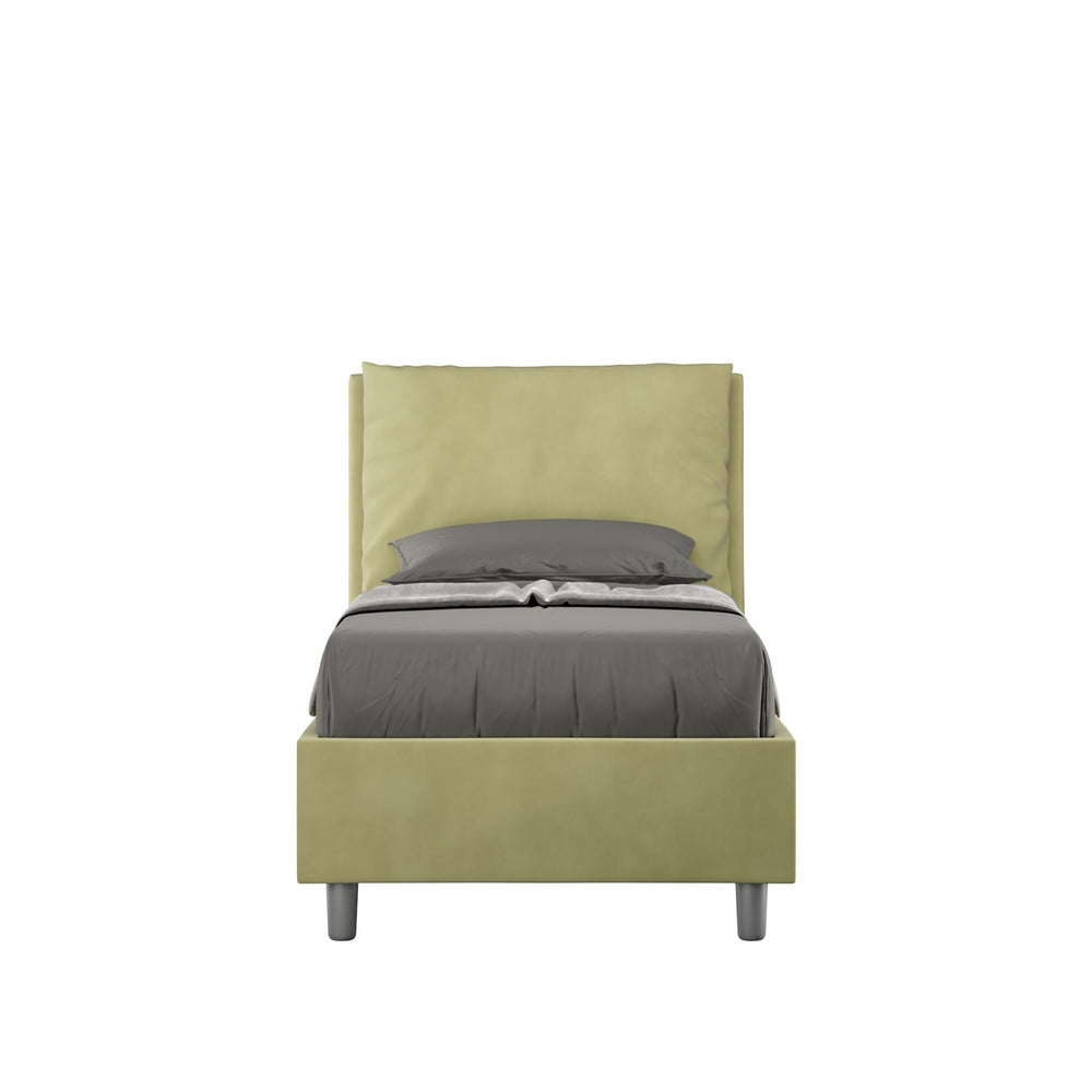 Letto Singolo 80x190 cm con Rete Antea Tè Verde