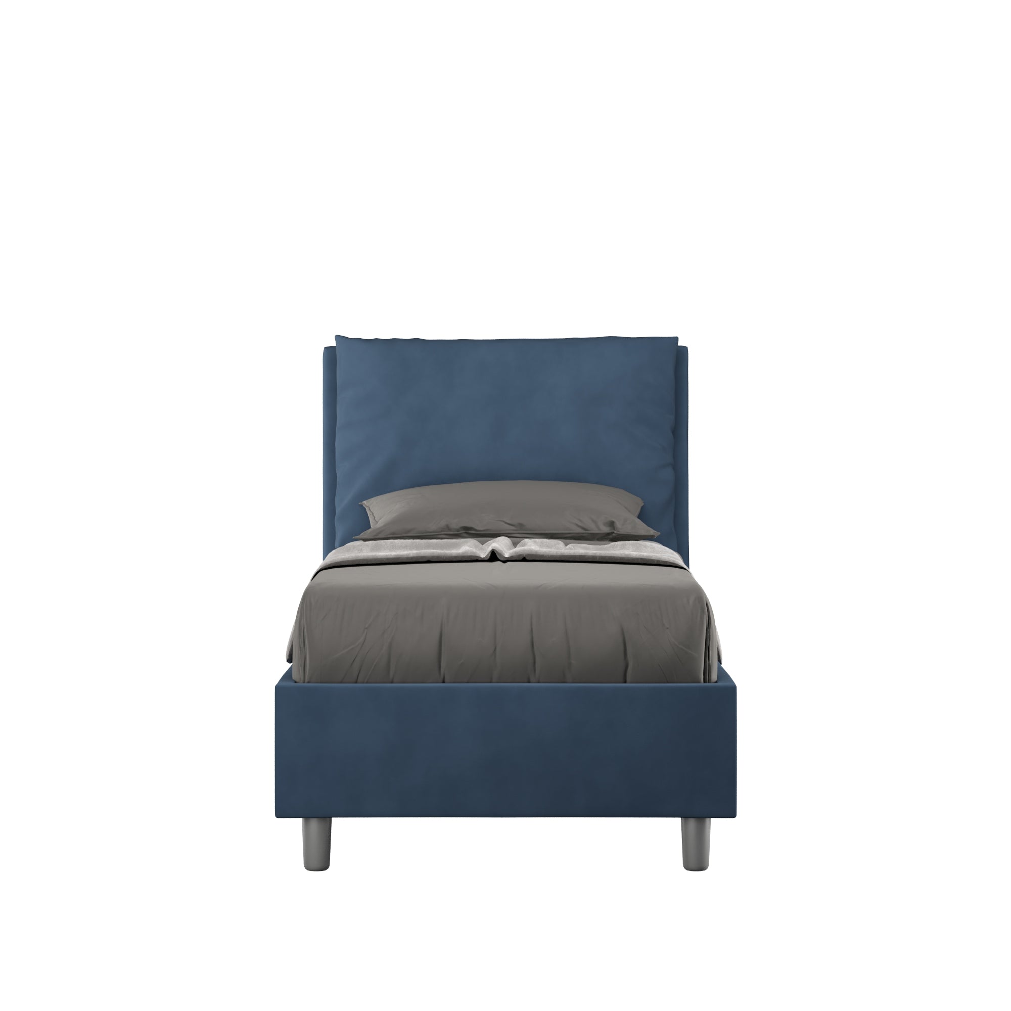 Letto Singolo 80x190 cm Senza Rete Antea Blu