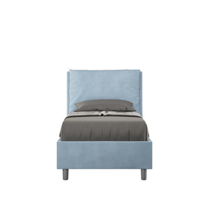 Letto Singolo 90x210 cm Senza Rete Antea Azzurro