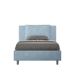 Letto 1 Piazza e Mezzo 110x210 cm Senza Rete Antea Azzurro