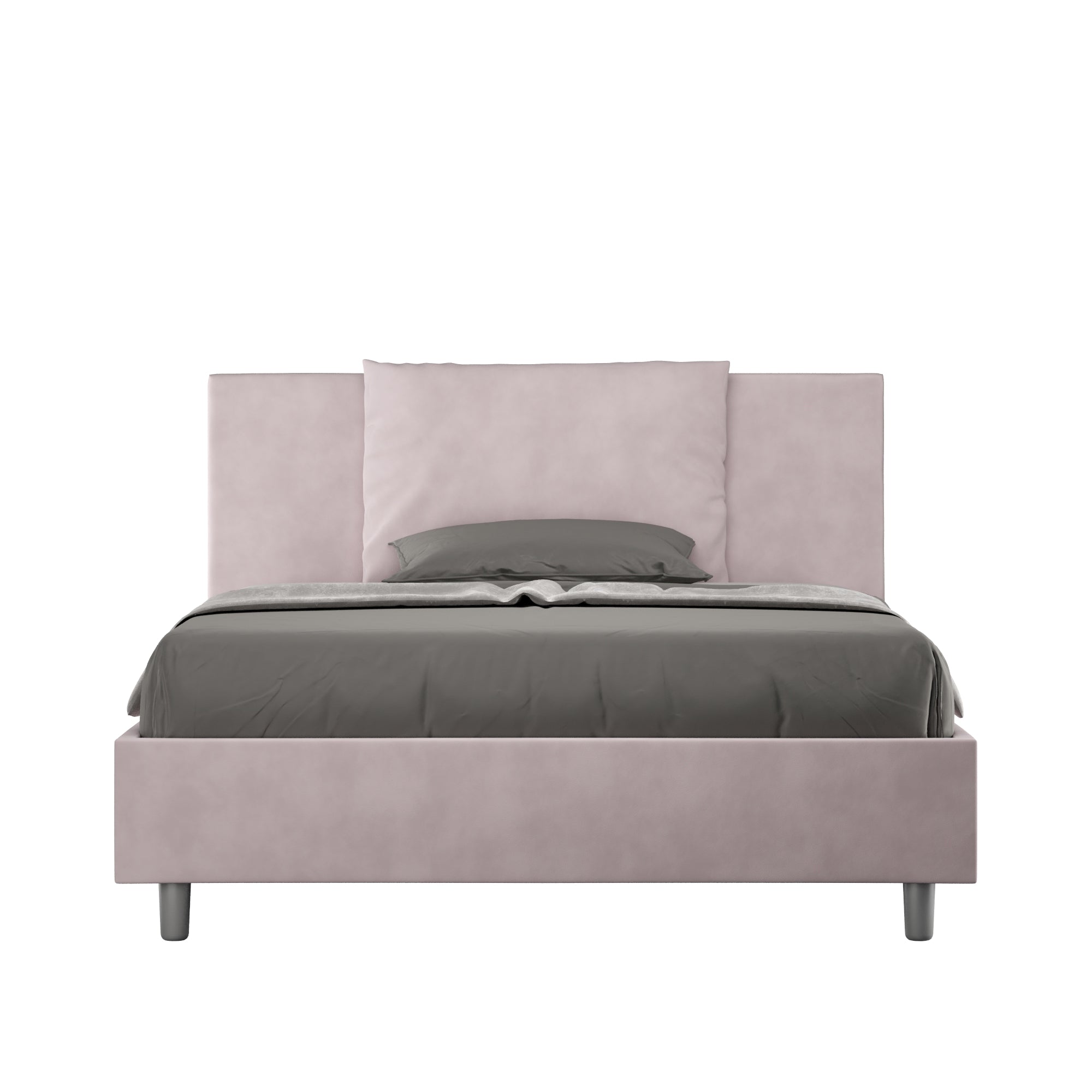 Letto 1 Piazza e Mezzo 130x190 cm con Rete e Contenitore Antea Glicine