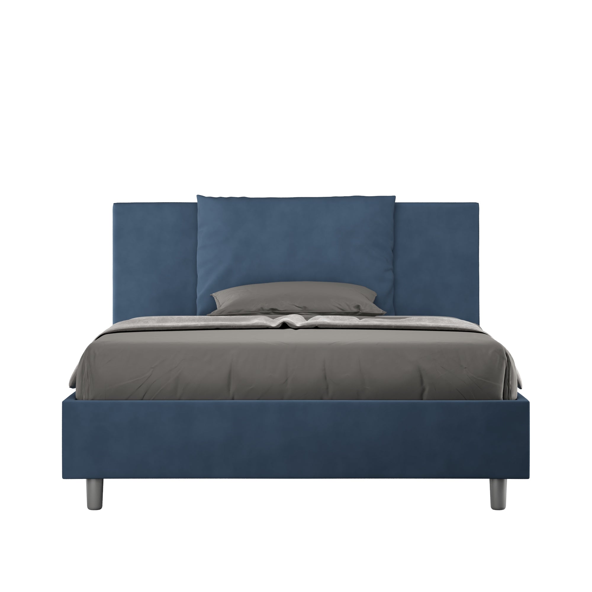 Letto 1 Piazza e Mezzo 130x190 cm con Rete Antea Blu