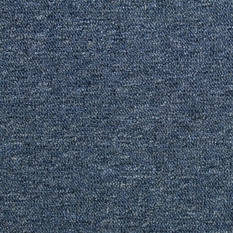 40 Mattonelle di Moquette 10mq in Blu Tempesta & Grigio Antracite