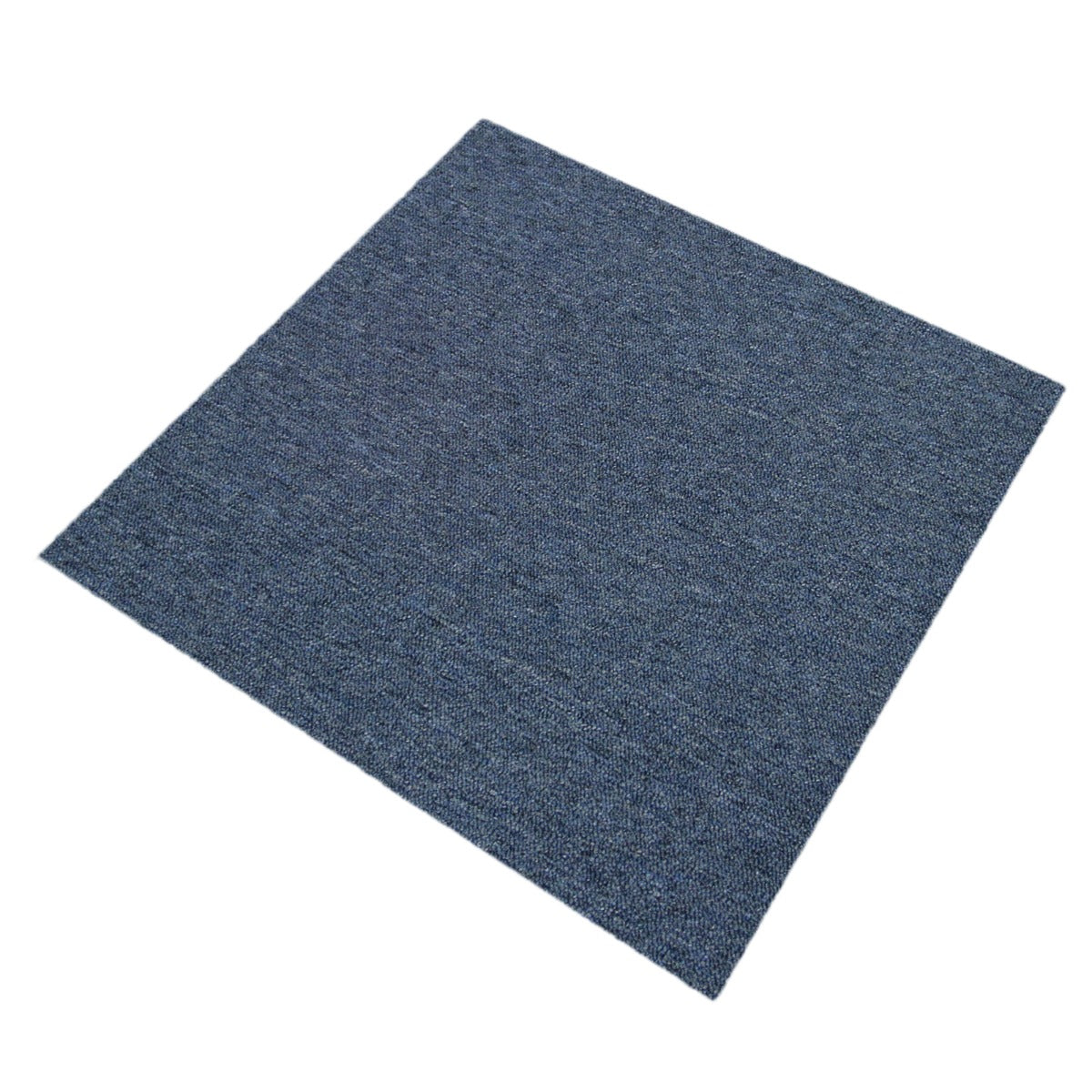 40 Mattonelle di Moquette 10mq in Blu Tempesta & Grigio Antracite