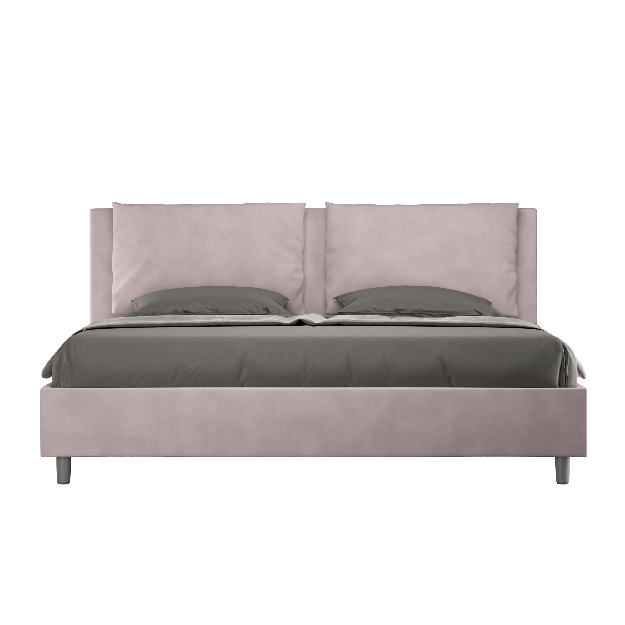 Letto Matrimoniale Large 170x210 cm con Rete Antea Glicine