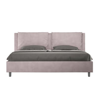 Letto Matrimoniale Large 180x210 cm con Rete e Contenitore Antea Glicine