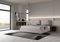 Letto Matrimoniale Extra Large 190x210 cm con Rete Antea Glicine