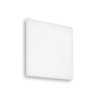 Plafoniera Quadrata Moderna Mib Alluminio-Materie Plastiche Bianco Led 19W 3000K