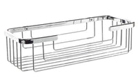 Cestello Doccia Acciaio Inox Singolo Viti o Biadesivo Mensola Top Line Metaform