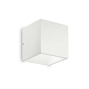 Applique Moderna Rubik Alluminio Bianco Led 8,5W 3000K Luce Calda